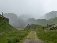Arrivando al Margaroli mentre inizia a grandinare.