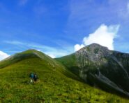 Dal colle Garbella verso il Pianard