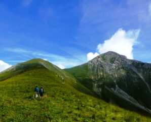 Dal colle Garbella verso il Pianard