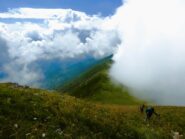 Ultimi metri (ed ultimo sole) verso il Pianard