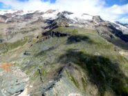 Dalla cima più alta Col d'Olen e C.no del camoscio.