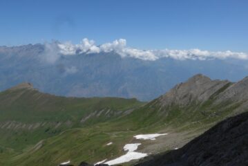 Panorama dal colle prima delle nuvole