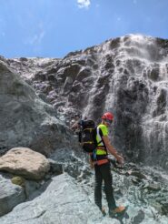 canalone della vergine, cascate (stare sulla sx)