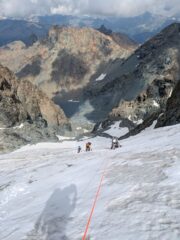 canale sx ghiacciaio della vergine, oltre il primo salto