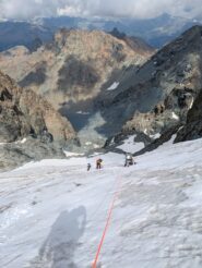 canale sx ghiacciaio della vergine, oltre il primo salto
