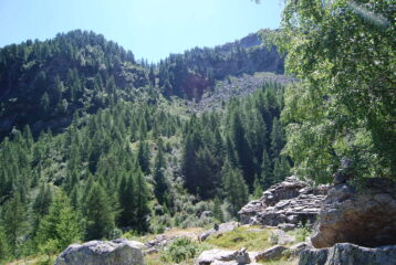 Vista del Colle de la Liet dall’omonimo alpeggio