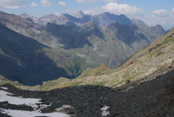 Dal Col Fussy vista verso Clavalitè e Emilius