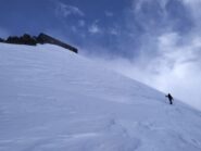 Pendio finale parecchio ghiacciato, da fare con attenzione