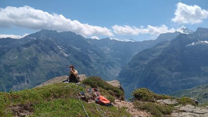 Cima del torrione, scenografia grandiosa