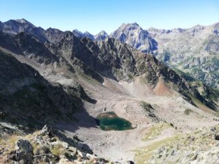 Lago Pan Perdu e Malinvern dalla cima