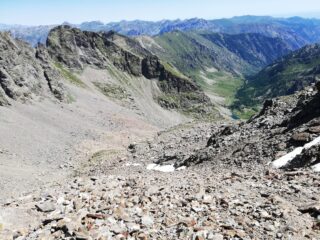 Pietraia sospesa con vista Migliorero