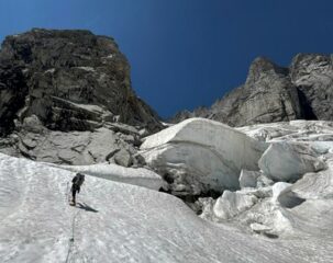 Verso il Col des Hirondelles