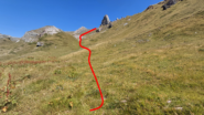il percorso dopo Alpe Bioletta