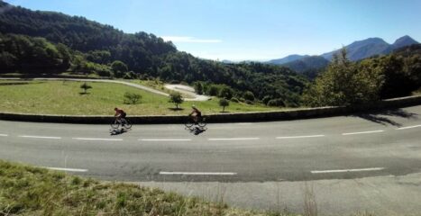 L'inzio della bellissima discesa dal col de Brouis