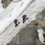 Traverso prima dell'attacco della ferrata 