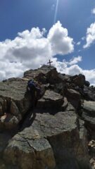 Verso la croce di vetta