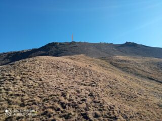la dorsale erbosa verso il Vallonet