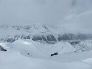 Vista verso Nord dalla cima