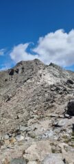 ultimo tratto per la cima del lupo