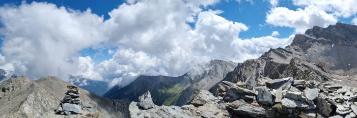 dalla cima verso la Pienasea 