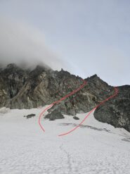 I possibili accessi alla cresta