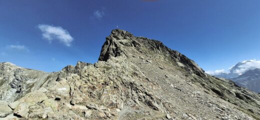 Verso la Grande Chenalette dal punto panoramico