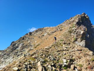 Discesa dalla Cima al colle