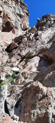 corde fisse nel canalino 