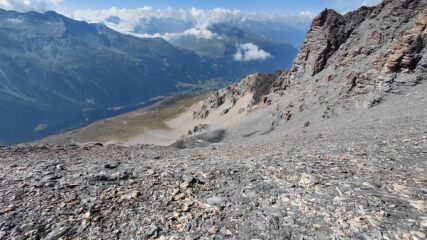 dal colle a scendere