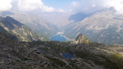 in salita verso il colle Crocetta