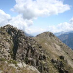 tratto della cresta da percorrere