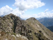 tratto della cresta da percorrere