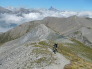 l'arrivo sul Monte Bellino