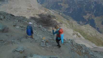 Si inizia la discesa...