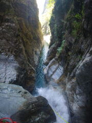 Prima calata sotto il ponte del diavolo