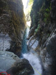 Prima calata sotto il ponte del diavolo