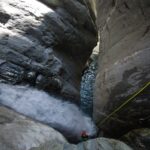 Calata nel vuoto nel tratto più inforrato