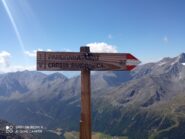 cartello al colle; non Croda Grigia ma 