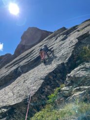 Fabrizio sull'ultimo tiro.