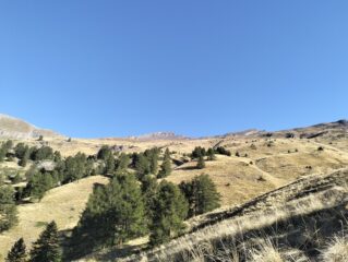 In fondo al vallone il Petit Rochebrune 