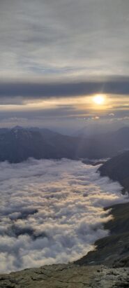 Vista verso il tramonto