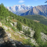 la comodissima strada militare che abbiamo seguito in salita