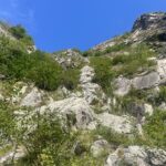 lo spigolo che percorre la via