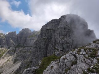 Dall'uscita della via verso l'Ongania