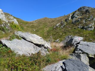 Salita verso la Colla del Pizzo 