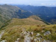 Discesa dal Pizzo d' Ormea per la Costa Valcaira 
