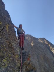 Sammy con le scarpe da avvicinamento fino a L14 , poi di nuovo messe a L17