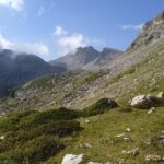 La valletta da percorrere per il Brico di Conoia 