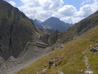 Il Colle di Finestra durante la salita alla Bocchetta Forno 