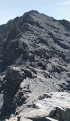 Ultima parte di cresta per il Roc del Boucher vista dal Gran Roc